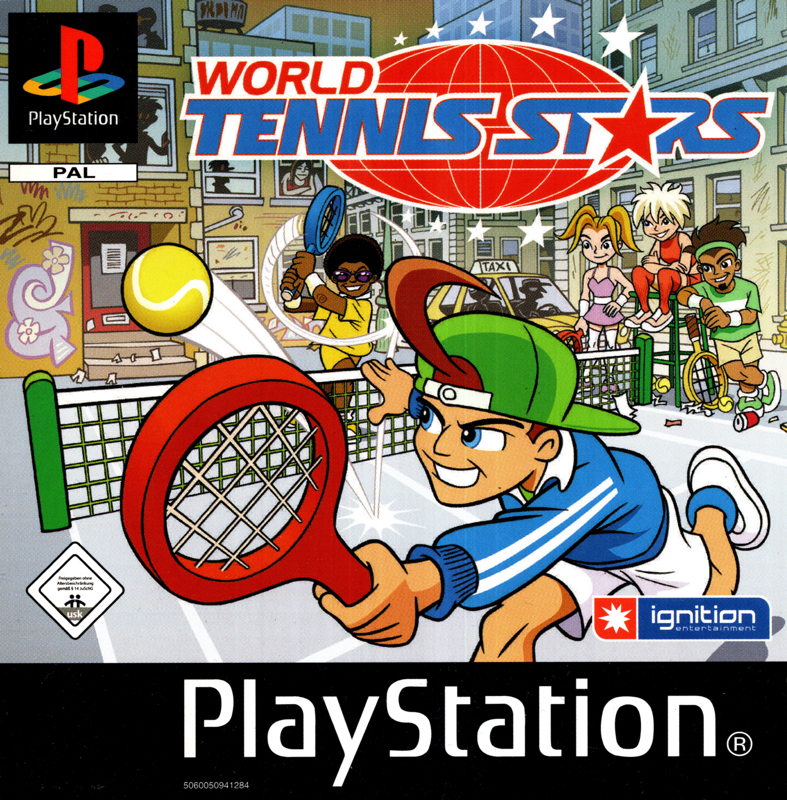 World Tennis Stars box art for Playstation